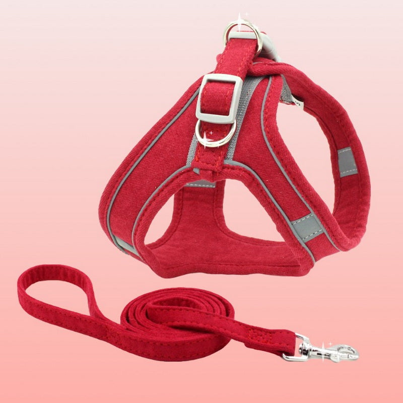 Pet Vest Chest Harness Walking Leash