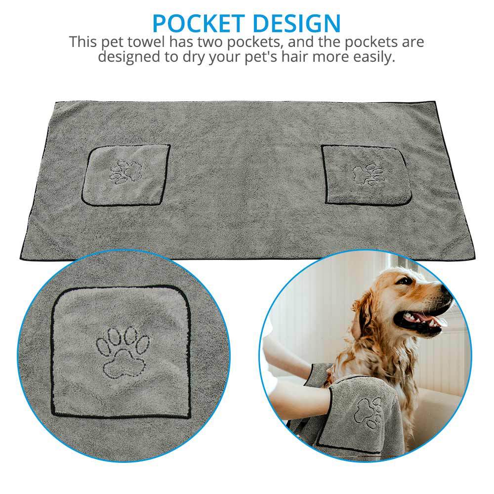 Quick Dry Pet Bath Towel