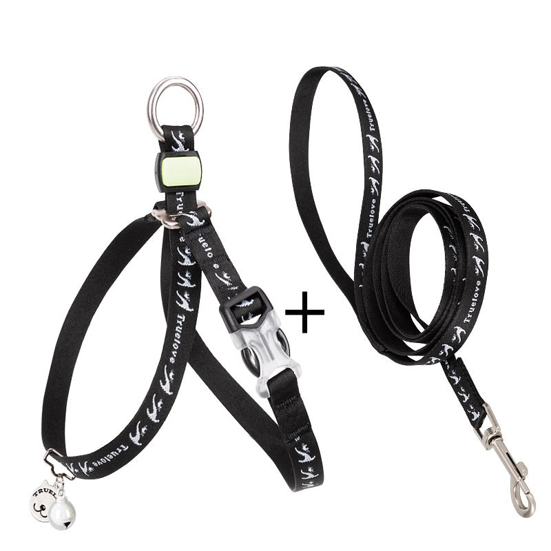 Pet Bell Chest Strap Vest Leash