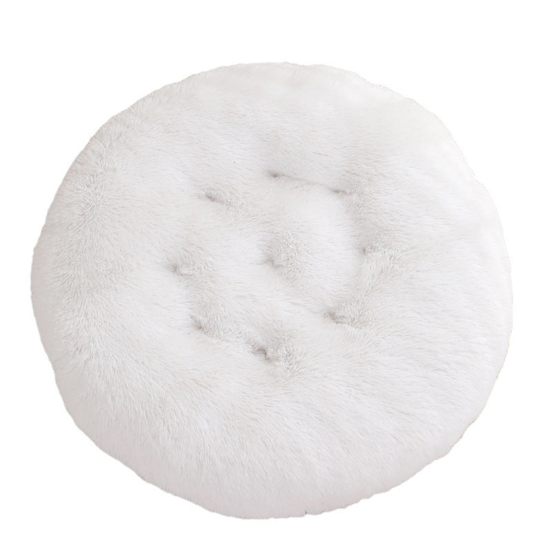 Round Plush Pet Bed