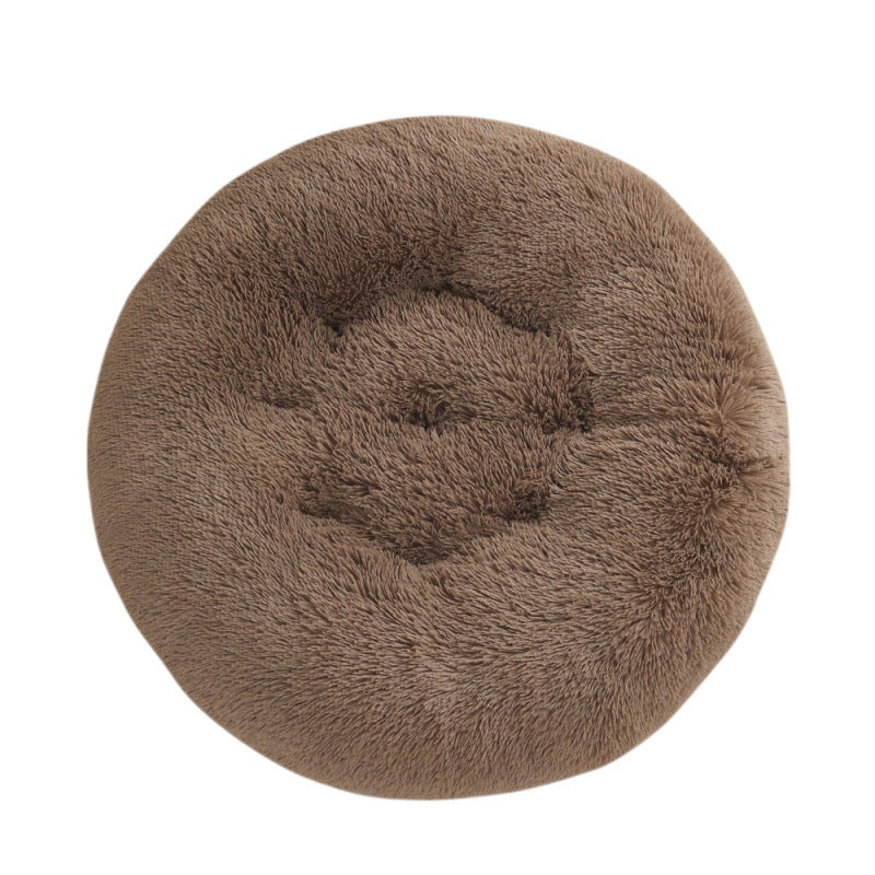 Round Plush Pet Bed