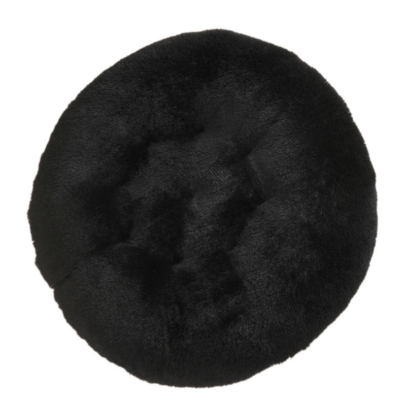 Round Plush Pet Bed