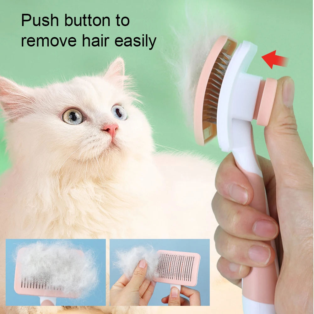 Self Cleaning Pet Slicker Brush