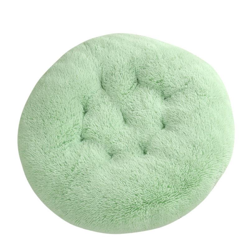 Round Plush Pet Bed